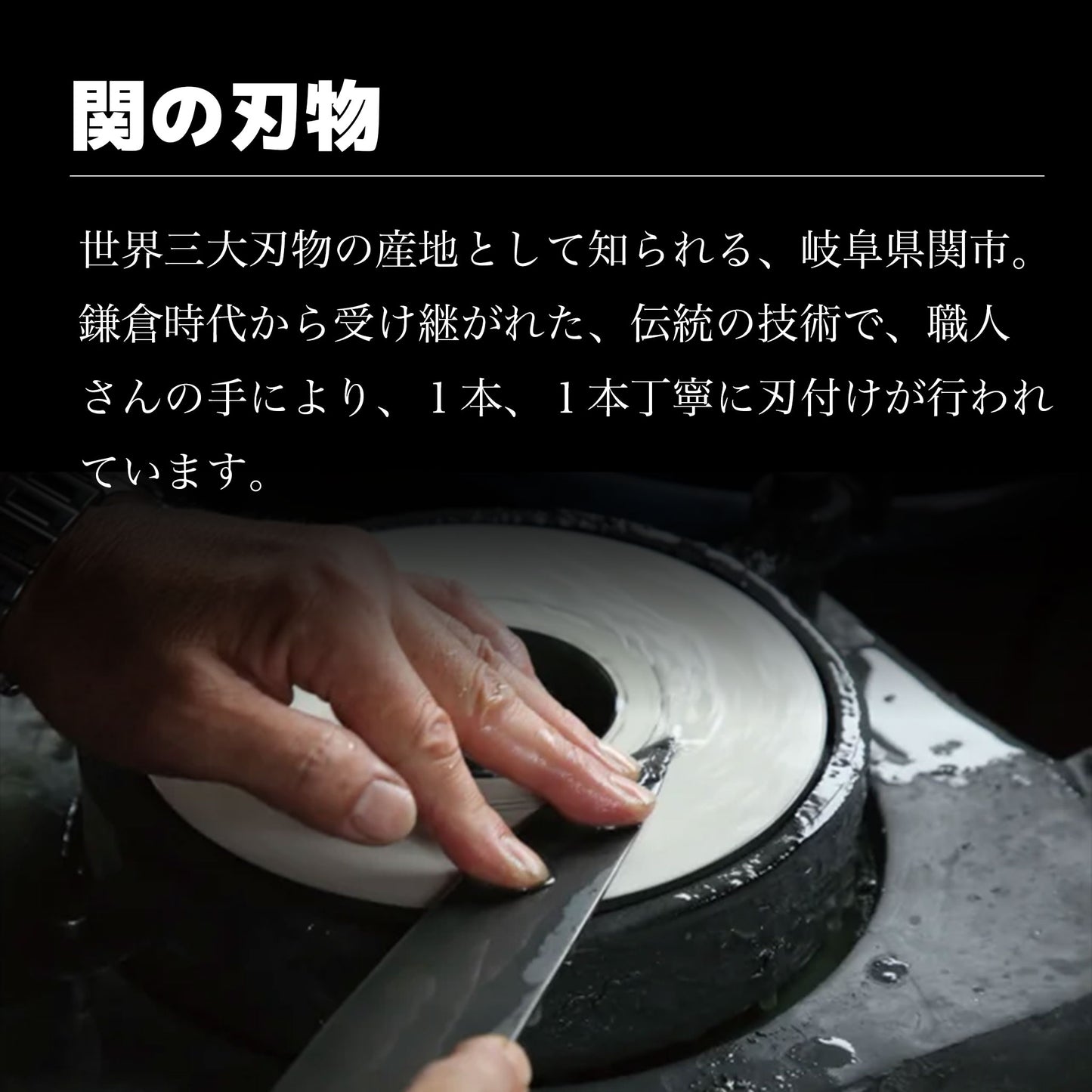 NINJA 包丁|三徳・牛刀・ペティから選べる|関の職人が仕立てた黒の逸品