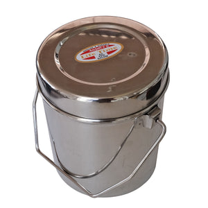 直火調理可のステンレスキッチンポット | インドのビリー缶 | 1.4ℓ - OTONA-MONO