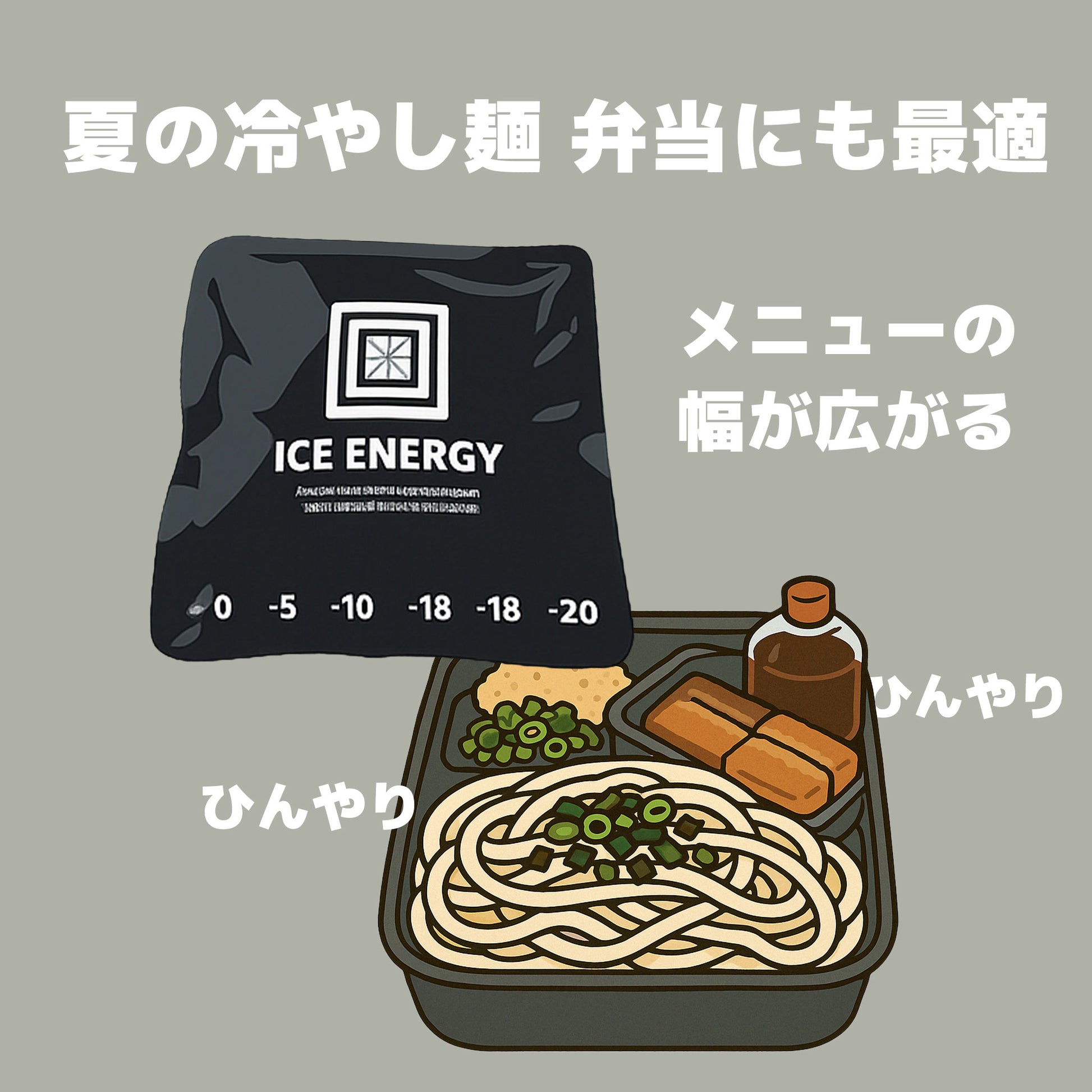 お弁当の保冷に最適！ アイスエナジー 300g ｜-10℃でしっかり冷却｜複数購入割引あり - OTONA-MONO