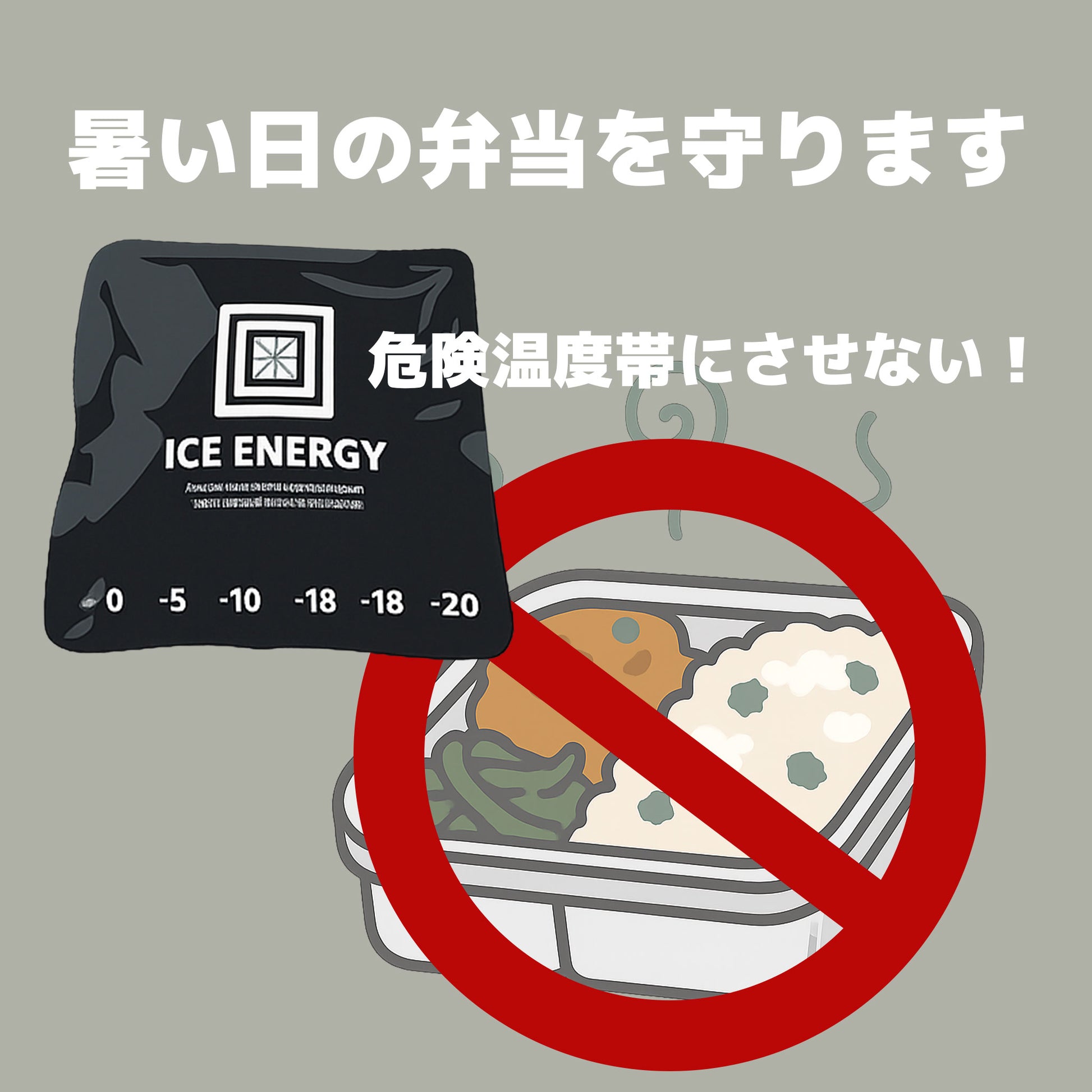 お弁当の保冷に最適！ アイスエナジー 300g ｜-10℃でしっかり冷却｜複数購入割引あり - OTONA-MONO